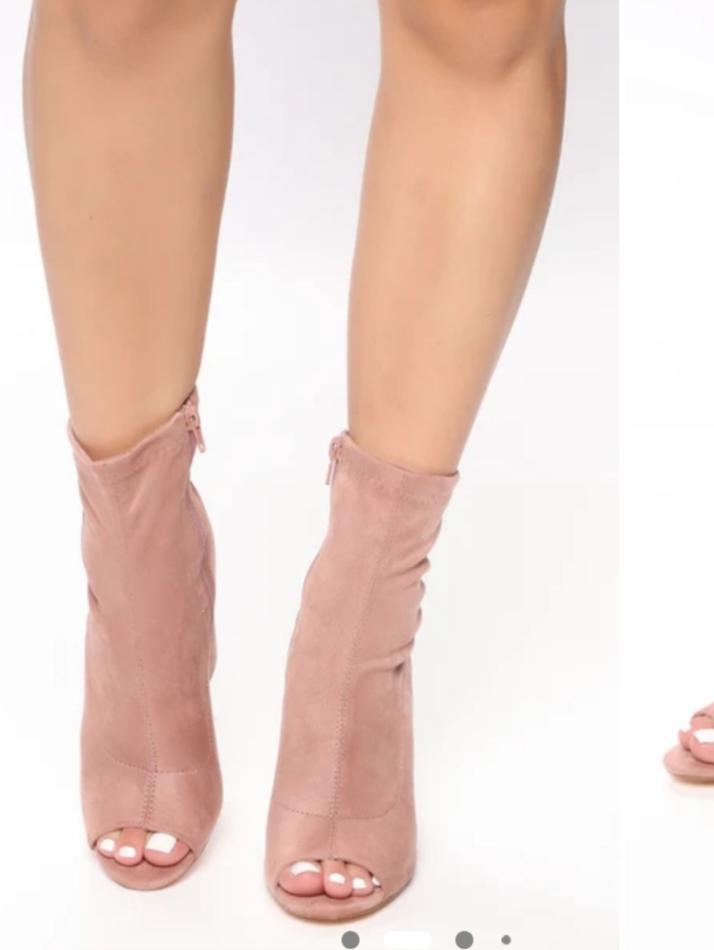 Open Toe Booties - Picture 7 of 8